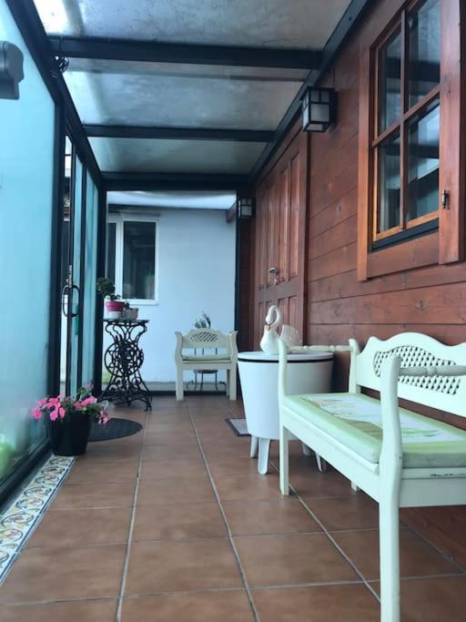 Cabana Monte Do Castro Porto do Son Esterno foto